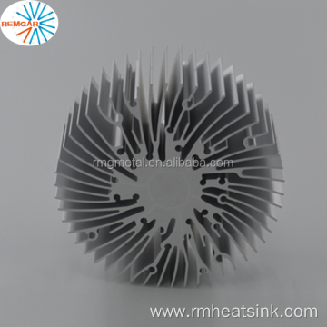 cnc machined extruded aluminum heat sink with fan